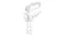 Perspective view of a hand mixer, highlighting chef whisks Perspective view of a hand mixer, highlighting chef whisks