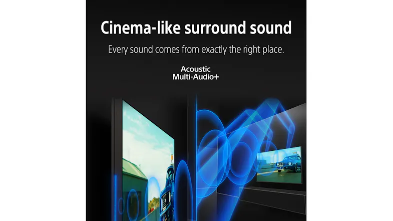 Diagram featuring surround sound wave visuals Diagram featuring surround sound wave visuals