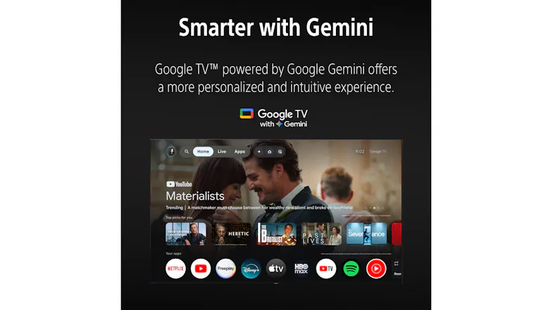 Promotional graphic of the Sony BRAVIA 9 powered by Google TV Promotional graphic of the Sony BRAVIA 9 powered by Google TV