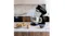 Kitchen countertop scene featuring the Smeg stand mixer with tilt head raised and flat beater attached Kitchen countertop scene featuring the Smeg stand mixer with tilt head raised and flat beater attached