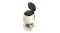 Top view of an open hopper revealing ground coffee inside Top view of an open hopper revealing ground coffee inside