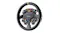 Right-angled view of the steering wheel showing its carbon fibre centre Right-angled view of the steering wheel showing its carbon fibre centre