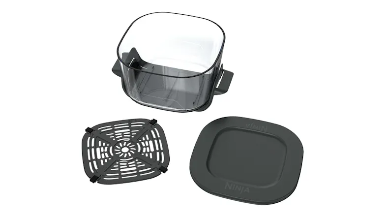 A clear Ninja Crispi 5.7L CleanCrisp Glass Container Pack A clear Ninja Crispi 5.7L CleanCrisp Glass Container Pack
