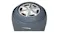 The sharp inner blades of the lint remover exposed with the outer protective foil removed The sharp inner blades of the lint remover exposed with the outer protective foil removed