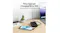 Belkin powerbank on desk charging phone and laptop simultaneously, text reads “Pass‑Through Charging up to 15W Belkin powerbank on desk charging phone and laptop simultaneously, text reads “Pass‑Through Charging up to 15W