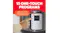 Promotional graphic highlighting “15 one-touch programs” with a hand pressing the Instant Pot control panel Promotional graphic highlighting “15 one-touch programs” with a hand pressing the Instant Pot control panel