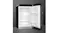 Smeg 50s Style mini fridge at an angled position with shelves, bottle rack, and door bins Smeg 50s Style mini fridge at an angled position with shelves, bottle rack, and door bins