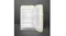 Interior view of Smeg compact fridge with wire shelves, bottle holder, and clear door bins for storage Interior view of Smeg compact fridge with wire shelves, bottle holder, and clear door bins for storage