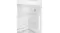 Close-up of the refrigerator interior with glass shelves, a vent, a digital display, and a vertical LED light Close-up of the refrigerator interior with glass shelves, a vent, a digital display, and a vertical LED light