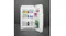 Smeg 34L refrigerator storing assorted drinks, cans, and bottles neatly arranged on shelves and door Smeg 34L refrigerator storing assorted drinks, cans, and bottles neatly arranged on shelves and door