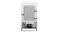 Back view of the Smeg mini fridge showing condenser coils and compressor components Back view of the Smeg mini fridge showing condenser coils and compressor components