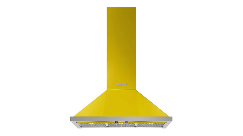Smeg Portofino 90cm Rangehood with canopy and built-in grease filters Smeg Portofino 90cm Rangehood with canopy and built-in grease filters