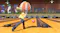 Game scene featuring a bowling alley gameplay Game scene featuring a bowling alley gameplay