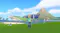 Game scene featuring a character standing on a green field Game scene featuring a character standing on a green field