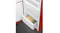Freezer compartment of SMEG fridge with pull-out drawer and organised frozen produce Freezer compartment of SMEG fridge with pull-out drawer and organised frozen produce