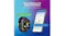 Product graphic with a smartphone showcasing the location tracking app Product graphic with a smartphone showcasing the location tracking app