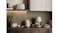 A view of the smeg kettle, toaster, and coffee maker in matte moonlight displayed beautifully on a kitchen countertop A view of the smeg kettle, toaster, and coffee maker in matte moonlight displayed beautifully on a kitchen countertop