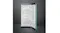 Emerald green SMEG retro refrigerator with the door open, showing shelves, drawers, and door compartments Emerald green SMEG retro refrigerator with the door open, showing shelves, drawers, and door compartments