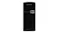 A front view of the Smeg 50s Style 524L Top Mount Fridge Freezer in black finish A front view of the Smeg 50s Style 524L Top Mount Fridge Freezer in black finish