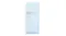 A front view of the Smeg 50s Style 524L Top Mount Fridge Freezer in pastel blue finish A front view of the Smeg 50s Style 524L Top Mount Fridge Freezer in pastel blue finish