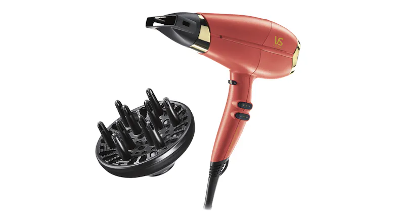 VS Sassoon Enrich Salon Hair Dryer in a vibrant champagne finish VS Sassoon Enrich Salon Hair Dryer in a vibrant champagne finish