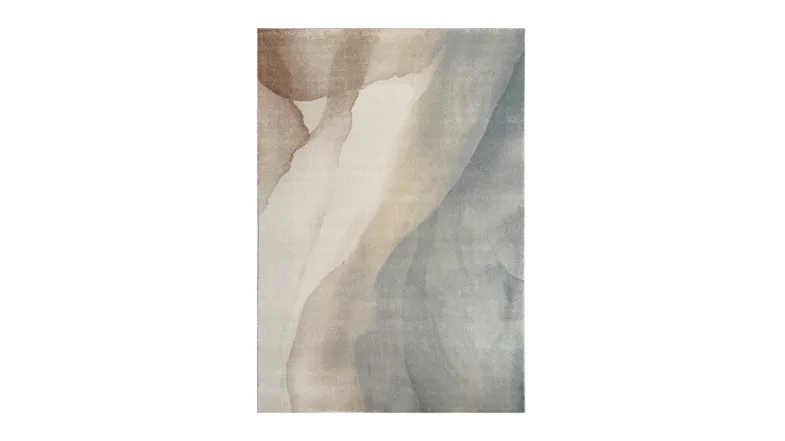 A full vertical view of the Anders Mist Rug A full vertical view of the Anders Mist Rug