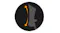 Curved guide comb technology icon showing contour-fitting design for precise beard and hair trimming Curved guide comb technology icon showing contour-fitting design for precise beard and hair trimming