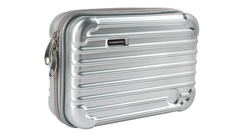 ConairMAN grooming kit case featuring a hard-shell exterior for secure accessory organisation ConairMAN grooming kit case featuring a hard-shell exterior for secure accessory organisation