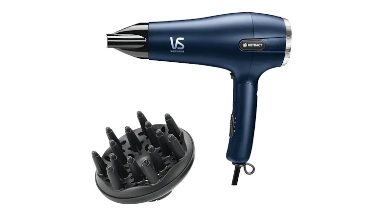 A view of the VS Sassoon Cord-Keeper Dry & Style Hair Dryer A view of the VS Sassoon Cord-Keeper Dry & Style Hair Dryer