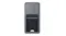 Back view of a card slot case in a sleek black colour Back view of a card slot case in a sleek black colour