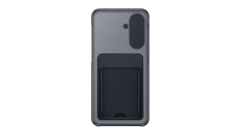 A Samsung Card Slot Case showing its inner compartment A Samsung Card Slot Case showing its inner compartment