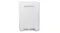 Back view of a white wireless speaker showing multiple ports Back view of a white wireless speaker showing multiple ports