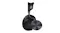 Right side view of the headset with circular ear cup disk Right side view of the headset with circular ear cup disk