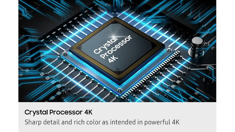 Graphic view highlighting a powerful internal crystal processor chip Graphic view highlighting a powerful internal crystal processor chip