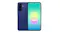 Front and back views of a blue Samsung Galaxy A27 128gb Smartphone side-by-side Front and back views of a blue Samsung Galaxy A27 128gb Smartphone side-by-side