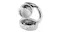 Internal view of an earbud casing showcasing inner hardware Internal view of an earbud casing showcasing inner hardware