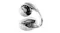 Deconstructed view of an earbud with a clear look at internal layers Deconstructed view of an earbud with a clear look at internal layers
