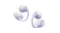 A pair of wireless earbuds showcasing a smooth texture A pair of wireless earbuds showcasing a smooth texture