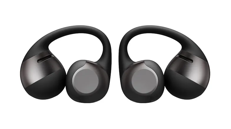 Shokz OpenDots 2 True Wireless Open-Ear Headphones in a sleek black colour Shokz OpenDots 2 True Wireless Open-Ear Headphones in a sleek black colour