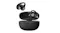 Front view of open charging case showing docked earbuds inside Front view of open charging case showing docked earbuds inside