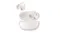 Front view of open charging case showing docked earbuds inside Front view of open charging case showing docked earbuds inside