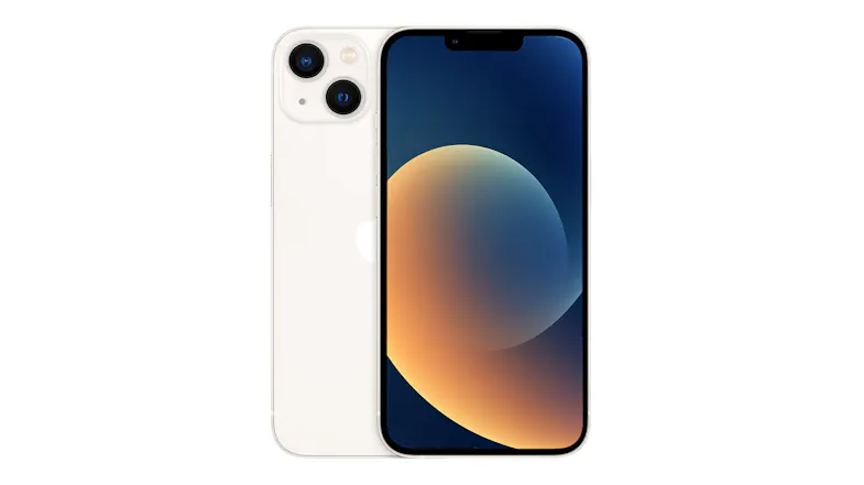 Apple iPhone 13 5G 128GB in starlight colour with dual rear cameras and edge-to-edge display Apple iPhone 13 5G 128GB in starlight colour with dual rear cameras and edge-to-edge display