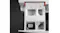 An open detergent drawer showing divided compartments An open detergent drawer showing divided compartments