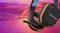 Promo graphic of the wireless headset with adjustable mic Promo graphic of the wireless headset with adjustable mic