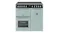 Front view of the Belling 90cm Freestanding Oven in Seafoam Blue Front view of the Belling 90cm Freestanding Oven in Seafoam Blue
