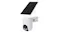 Angled view of the EZVIZ camera with solar panel in a sleek white colour Angled view of the EZVIZ camera with solar panel in a sleek white colour