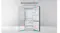 Illustration of the refrigerator's reversible door feature, demonstrating the ability to change the door opening Illustration of the refrigerator's reversible door feature, demonstrating the ability to change the door opening