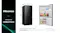 Product showcase graphic of the Hisense 415L Bottom Mount Fridge Freezer in Black Steel Product showcase graphic of the Hisense 415L Bottom Mount Fridge Freezer in Black Steel