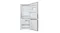 Hisense fridge freezer with doors open, displaying adjustable shelves and spacious door balconies Hisense fridge freezer with doors open, displaying adjustable shelves and spacious door balconies