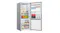 Hisense 415L fridge freezer with doors open and fully stocked, illustrating generous storage capacity Hisense 415L fridge freezer with doors open and fully stocked, illustrating generous storage capacity